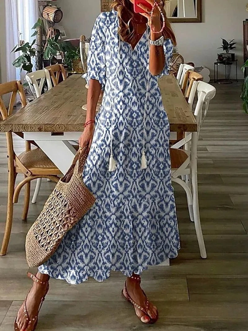 Mandy - Robe longue de style bohème