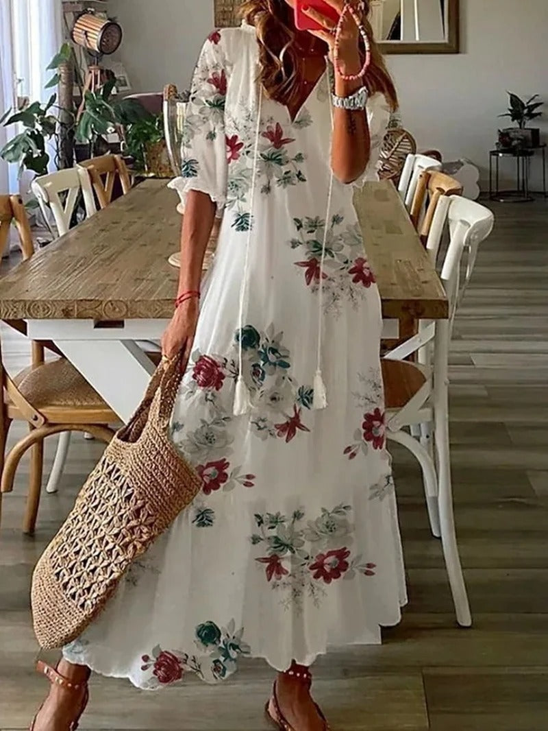 Mandy - Robe longue de style bohème