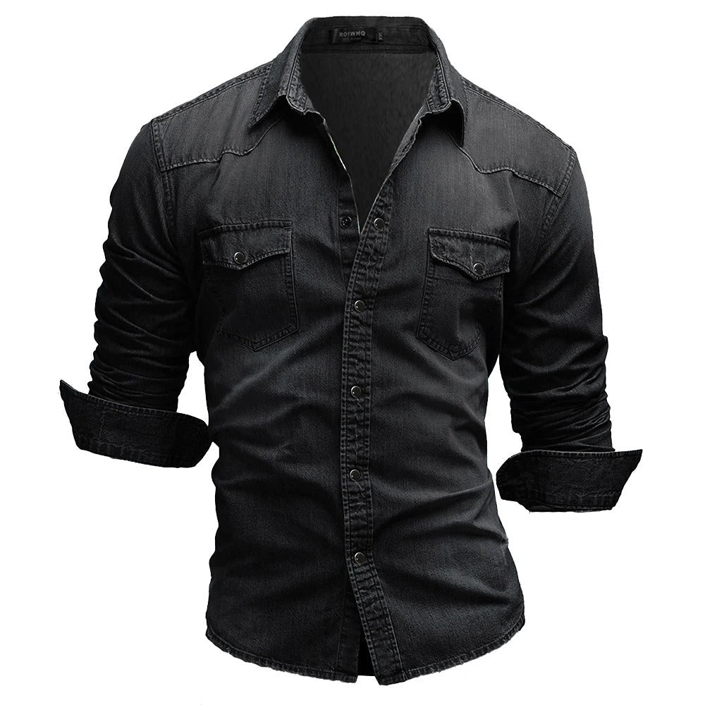 Alan - Chemise en Jean pour Homme